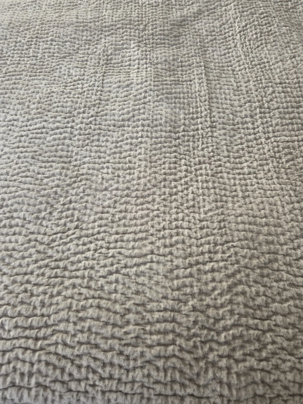 Restoration Hardware Cal King Holiday Pick Stitch Sateen Velvet Bedding Quilt